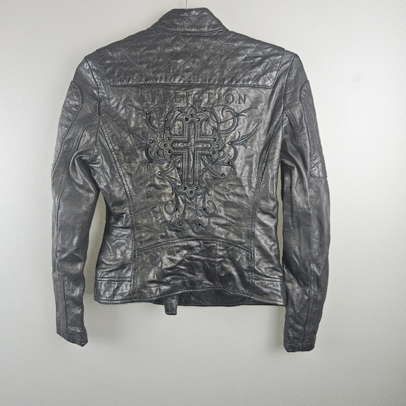 Affliction Jackets & Blazers - Affliction Limited Edition Black leather jacket